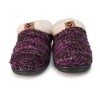 Roxoni Girl's Cozy Knitted Fleece Lined Clogs with Non-Skid Sole - 3 of 4