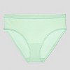 Curvy Couture Women's Mesh High Cut Brief Panty Sunset Glow - 2 of 4