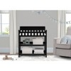 Delta Children Eclipse Changing Table with Pad - Ebony Black - 2 of 4