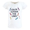 Hudson Baby Infant and Toddler Girl Short Sleeve T-Shirts, Creativity - image 4 of 4