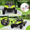 24v Ride On Toys for Big Kids - 2 Seater Kids UTV w/Parent Remote, 3.1 MPH, Music, LED Lights & Seat Belts - Over 3 Years - 3 of 4