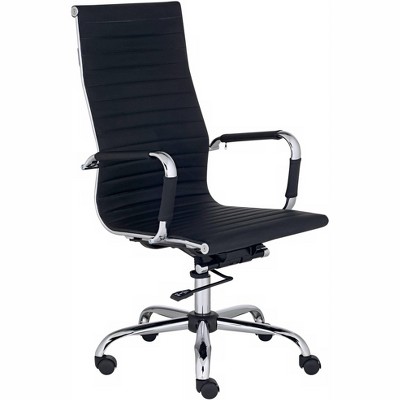 Studio 55D Serge Black High Back Swivel Office Chair