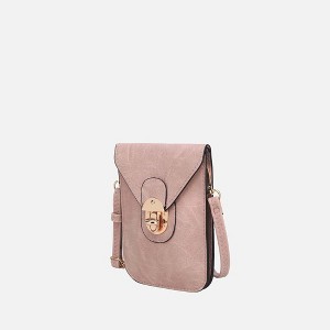 MKF Collection Kianna Medium Phone Crossbody Women's Vegan Leather Handbag by Mia K - 1 of 4