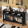 NicBex Modern Narrow Console Table with Storage,Entryway Table with 3 Drawers & Bottom Shelf,Sideboard Foyer Table for Hallway,Living Room - 2 of 4