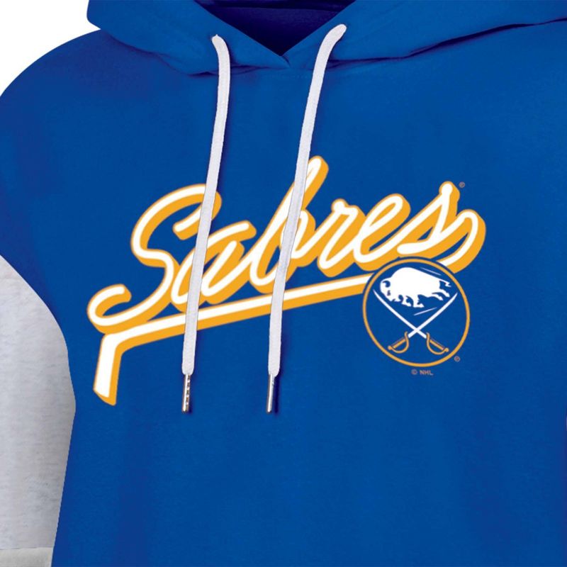 NHL Buffalo Sabres Women&#39;s Fleece Hooded Sweatshirt, 3 of 4