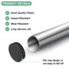 Unique Bargains Round Plastic Hole Plugs Patio Chairs Fences Metal Tubing Leg Cap Black - 2 of 4