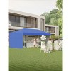 10x20 Pop Up Canopy Tent with 4 SideWalls, Heavy Duty Outdoor Canopy All Season Waterproof Commercial Street Vendors Party Tents with Roller Bag - 3 of 4