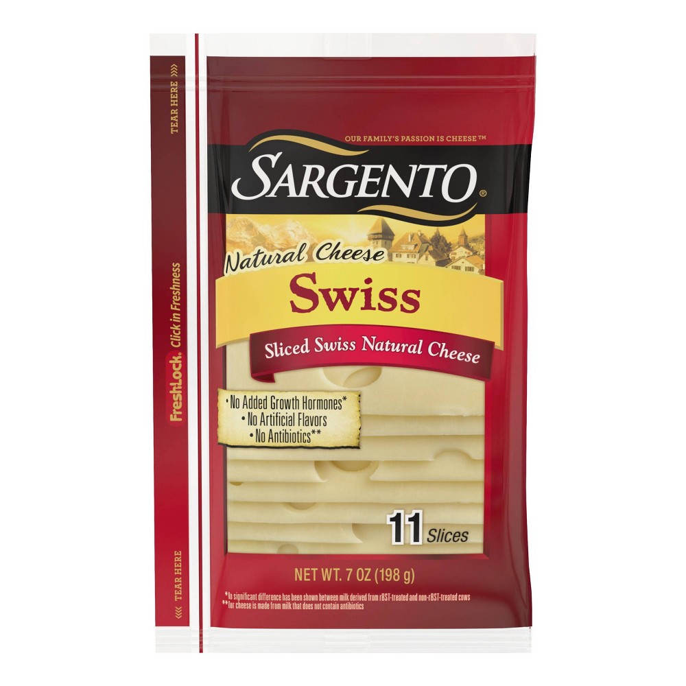 SLICED SWISS NATURAL CHEESE