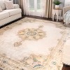Traditional Medallion Border Indoor Area Rug or Runner by Blue Nile Mills  - 2 of 4