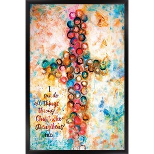 Trends International Ivan Guaderrama - Steadfast-Versiculo Framed Wall Poster Prints - 1 of 4