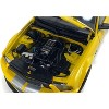 2007 Ford Shelby GT500 Yellow with Silver Stripes "Shelby Collectibles" Series 1/18 Diecast Model Car by ACME - 3 of 4