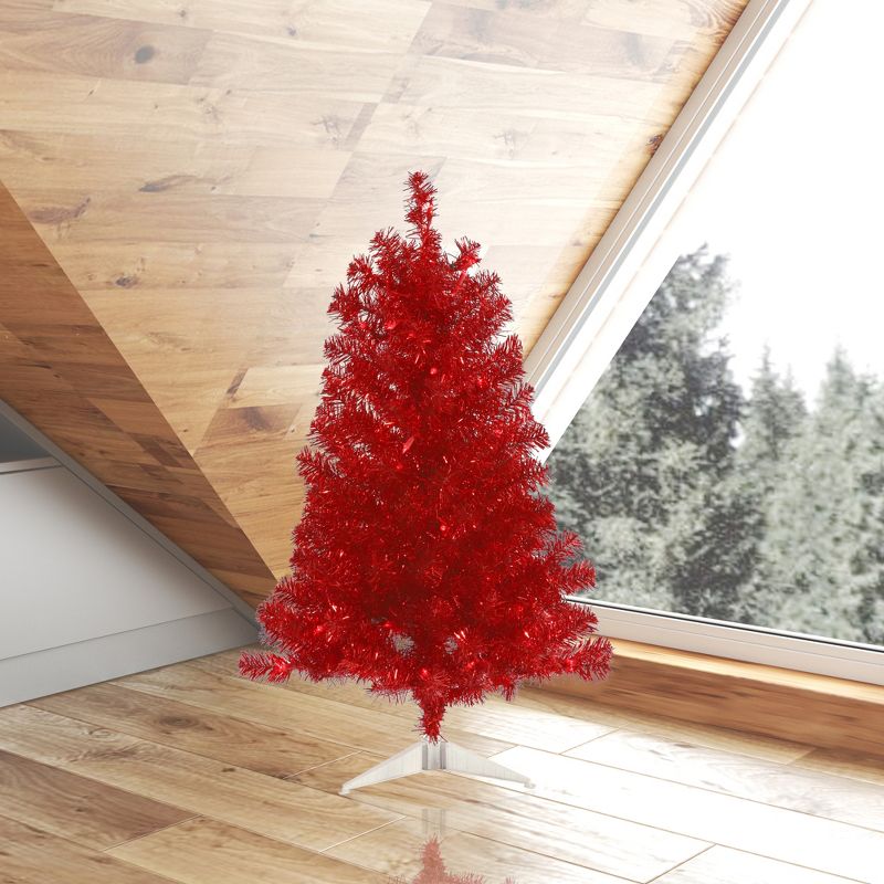 Vickerman Red Series Artificial Christmas Tree, 4 of 5