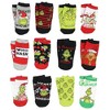 Dr. Seuss The Grinch 12 Days Of Christmas Socks Advent Calendar 12 Day Punch Out Window Adult Ankle No Show Gift Box Set Multicolored - 2 of 4