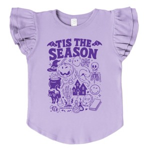 SmileyWorld Tis The Season Halloween - Flutter Sleeve Graphic T-Shirt - 1 of 4