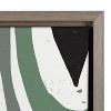 30" x 30" Sylvie Muted Mid-Century Vibes Framed Canvas Gray - Kate & Laurel All Things Decor - 3 of 4