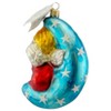 Christopher Radko 4.25 In Watch Over Me Ornament Polish Home Angel Moon Tree Ornaments - 2 of 2