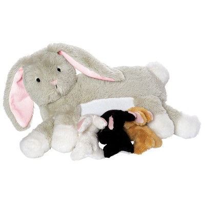 Manhattan Toy Nursing Nola Rabbit Nurturing Soft Toy