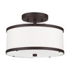 Livex Lighting Park Ridge 2 - Light Semi-Flush Mount in  Bronze - 2 of 4