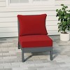 WestinTrends  Avalon Outdoor HDPE Deep Seating Modular Armless Patio Chair with Patio Cushions - 2 of 4