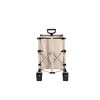 Foldable Steel Wagon Carts With All-Terrain Wheels And Drink Holders,Outdoor Utility Wagon For Camping Shopping Sports Fishing -The Pop Home - 3 of 4