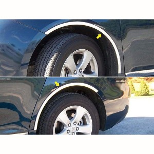 QAA is Compatible with 2011-2020 Toyota Sienna 4 Piece Stainless Wheel Well Accent Trim WQ11150 - 1 of 2