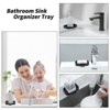 Silicone Bathroom Soap Dishes with Drain Spout-Bathroom and Kitchen Sink Organizer - 4 of 4