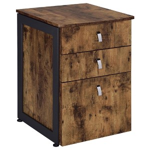 NicBex 1 Drawer File Cabinet with 1 Cabinet,Office Cabinet with White Metal Handle Design,Modern Storage Cabinet,Filing Cabinets for Home Office - 1 of 4