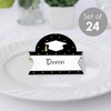 Big Dot of Happiness Tassel Worth The Hassle - Gold - Graduation Party Tent Buffet Card - Table Setting Name Place Cards - Set of 24 - 2 of 4
