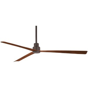 65" Minka Aire Simple Bronze Outdoor Ceiling Fan with Remote Control - 1 of 4