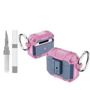 HTUTWOO Compatible with Airpods 4 Generation Case Shock-Absorbing Automatic Snap Switch Secure for AirPods 4 Case 2024 Charging Cover - 1 of 4