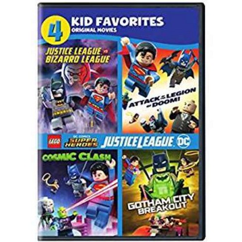 4 Kid Favorites Lego Dc Super Heroes dvd Target