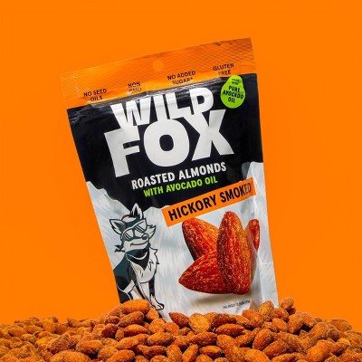 Wild Fox Roasted Hickory Smoked Almonds - 10oz