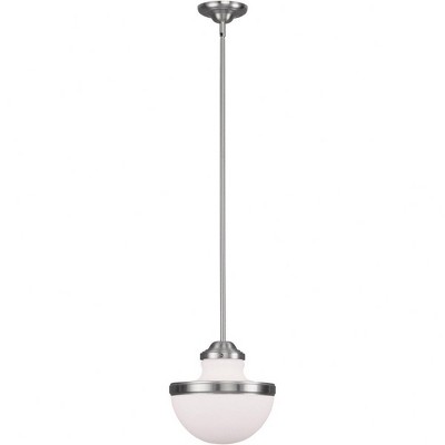Livex Lighting Oldwick 1 - Light Flush Mount in  Brushed Nickel