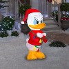 Gemmy Christmas Airblown Inflatable Donald Duck in Sweater w/Lights Disney , 3.5 ft Tall - 2 of 4