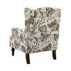 Theodor Armchair with Spindle Legs for Living Room and Bedroom Club Chair | ARTFUL LIVING DESIGN - 4 of 4