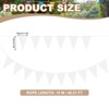 Unique Bargains 49ft Felt Fabric Triangle Bunting Garland Party Banner 1 Pcs - 2 of 4