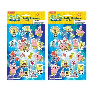 Inkology SpongeBob SquarePants Puffy Sticker Sheets, 2 Pack : Target