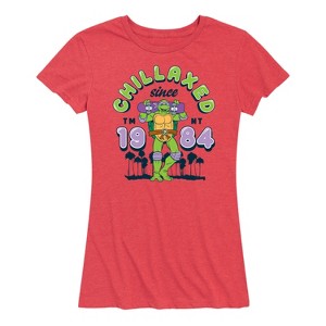 Women's - Teenage Mutant Ninja Turtles - Chillaxed Since 84 Short Sleeve Graphic T-Shirt - 1 of 4