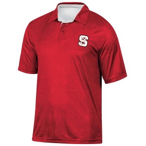 NCAA NC State Wolfpack Men's Tropical Polo T-Shirt - 1 of 3