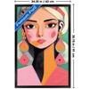 Trends International Reinders: Portraits - Vibrant Woman II Framed Wall Poster Prints - 3 of 4
