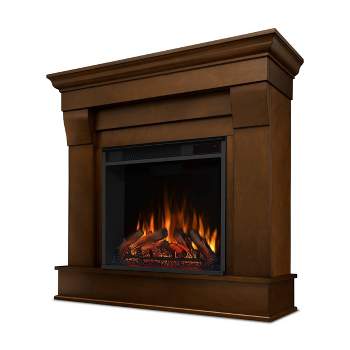 Real Flame Chateau Electric Fireplace Brown