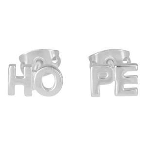HOPE Women's Silver Plated Fashion Stud Earrings - 1 of 1