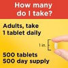 Nature Made Vitamin C 500 mg, Dietary Supplement for Immune Support, 500 Tablets, 500 Day Supply - 4 of 4
