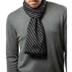 Mio Marino | Men's Cashmere Feel, 100% Cotton Fashion Winter Scarf - 1 of 4