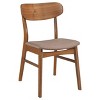 Coaster Home Furnishings Dortch Dining Side Chair Walnut and Brown (Set of 2) - 2 of 4