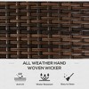 Gulches Outdoor Deck Box & Shoe Storage, Towel Rack with Liner for Indoor, Outdoor, Patio Furniture Cushions, Pool, Toys, Garden Tools, Brown - 4 of 4