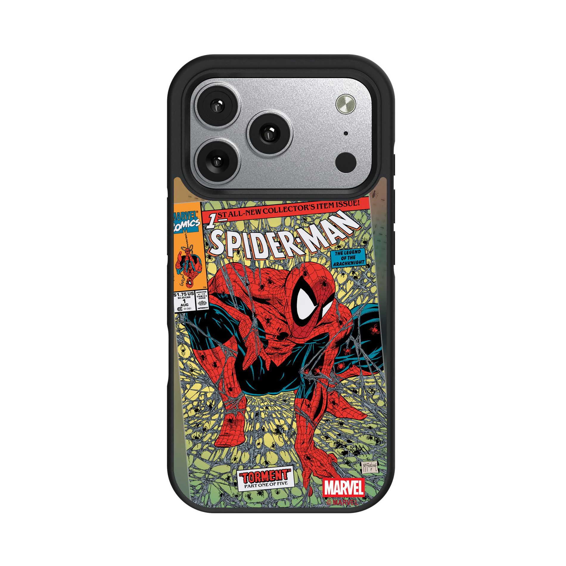 Marvel Spider-Man Classic Cover Bump Cell Phone Case for iPhone 17 Pro