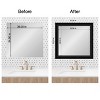 Amanti Art Mirror Makeover Bathroom Mirror Frame Border Kit - Fully Assembled Peel and Stick Frame - Mirror NOT Included - Parlor Trim - 4 of 4
