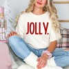Simply Sage Market Women's Jolly Bold Puff Print Short Sleeve Garment Dyed Tee - 2 of 4