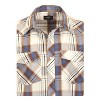 Gioberti Men's Western Cowboy Short Sleeve Shirt with Snap Buttons - 3 of 4